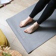 Corner of Grey Personalised Embroidered Yoga Mat