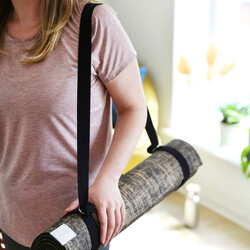 2 in 1 Yoga Belt and Sling in Black