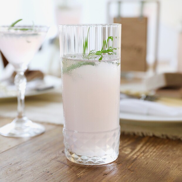 Art Deco Tall Highball Glass Art Deco Tall Highball Glass