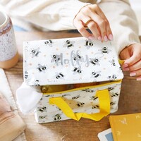 Personalised Sass & Belle Busy Bees Lunch Bag