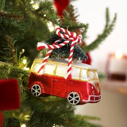 Sass & Belle Camper Van Shaped Bauble