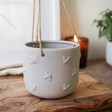 Sass & Belle Cement Bee Hanging Planter