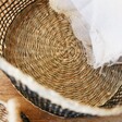 Inside Sass & Belle Large Seagrass Open Weave Basket
