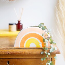 Sass & Belle Rainbow Shaped Planter, H9.5cm