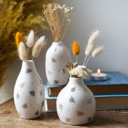 Sass & Belle Set of 3 Queen Bee Vases