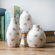 Simple Sass & Belle Set of 3 Queen Bee Vases on Wooden Surface