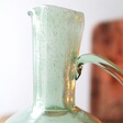 Close Up of Sass & Belle Tall Recycled Glass Jug Spout