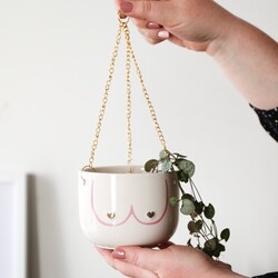 Sass & Belle Boobies Hanging Planter