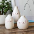 Ceramic Sass & Belle Set of 3 Boobies Bud Vases
