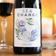 Close Up of Bottle of Sea Change Organic Red Wine