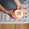 Model Holding Himalayan Rock Salt Candle Holder