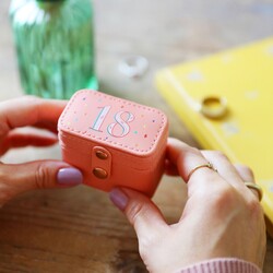 18th Birthday Petite Travel Ring Box