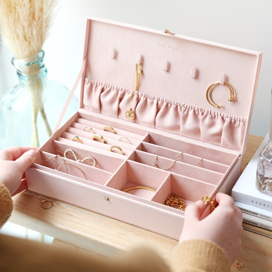 Personalised Large Jewellery Box Storage Lisa Angel