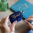 Lisa Angel Ladies' Personalised Starry Night Velvet Petite Travel Ring Box