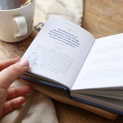 Inside 365 Days of Yoga Book at Lisa Angel