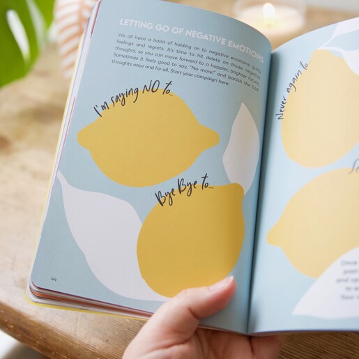 Letting go Activity in How to Fall in Love With Yourself Journal