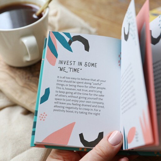 Invest in me time with Positivity For Every Day Book at Lisa Angel