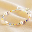 Ladies' Miyuki Seed Bead and Freshwater Pearl Bracelet