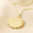Personalised Silver Filigree Disc Pendant Necklaces