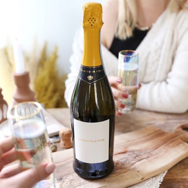 Personalised Gold Label Prosecco