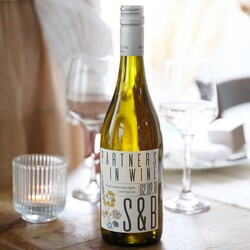 Personalised 'Partners in Wine' Alcohol