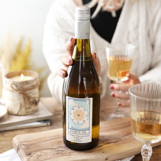 Personalised Fortune Tarot Card Bottle of Wine