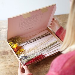 Autumnal Cut Dried Flowers Letterbox Gift