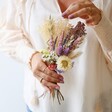 Lisa Angel Small Pastel Dried Flower Posy Bouquet