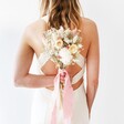 Ladies' Vintage Pink Dried Flower Wedding Bouquet