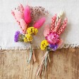 Lisa Angel Handmade Rainbow Brights Dried Flower Buttonhole for Weddings