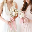 Vintage Pink Dried Flower Wedding Posy and Bouquet