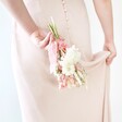 Ladies' Small Vintage Pink Dried Flower Wedding Posy