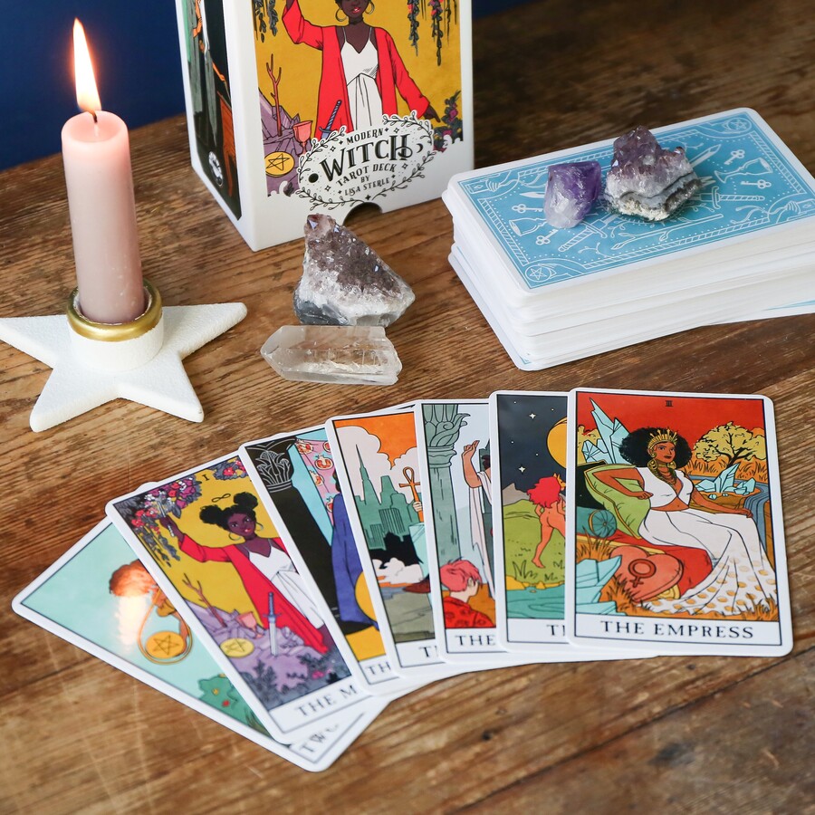 Modern Witch Tarot Card Deck | Lisa Sterle | Lisa Angel