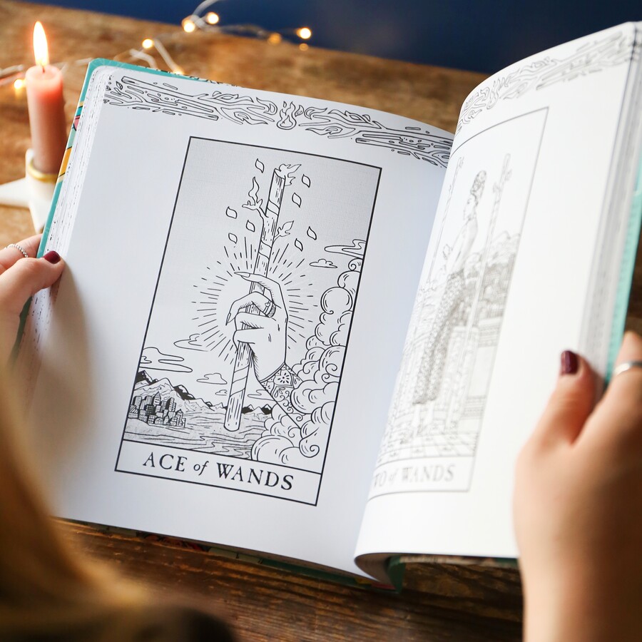 Modern Witch Tarot Colouring Book | Lisa Sterle | Lisa Angel
