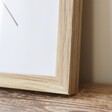 Close up of Wooden A3 Poster Photo Frame in Natural