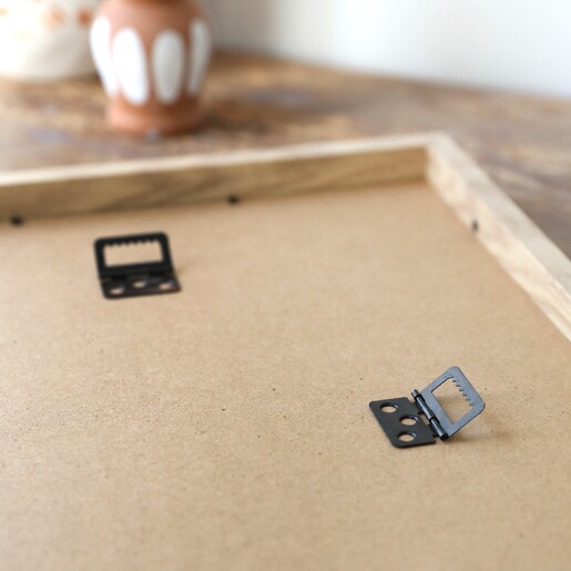 Back of Wooden A3 Poster Photo Frame in Natural