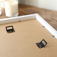 Hooks on Back of Wooden A3 Poster Photo Frame in White