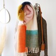 Oversized Soft Colourful Block Winter Scarf