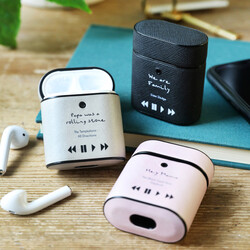 Personalised Song Vegan Leather AirPods Case