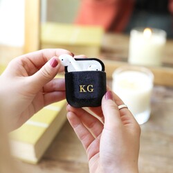 Personalised Velvet AirPods Case