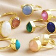 Selection of Lisa Angel Adjustable Semi-Precious Stone Rings