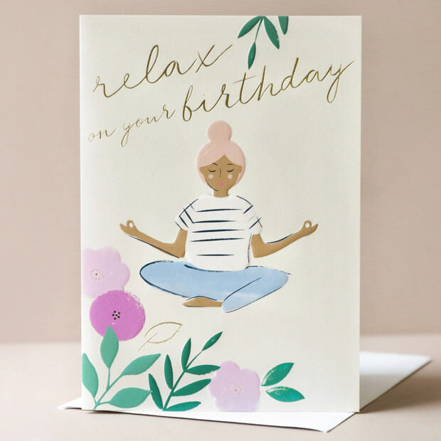 Relax On Your Birthday Card