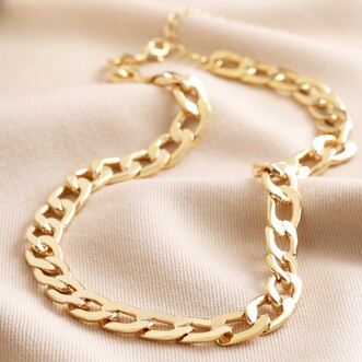 Chunky Chain Necklace in Gold
