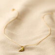 Enamel Canary Bird Pendant Necklace in Gold Full Length