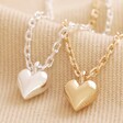 Tiny Heart Pendant Necklace in Gold with Other Colour Available in Silver