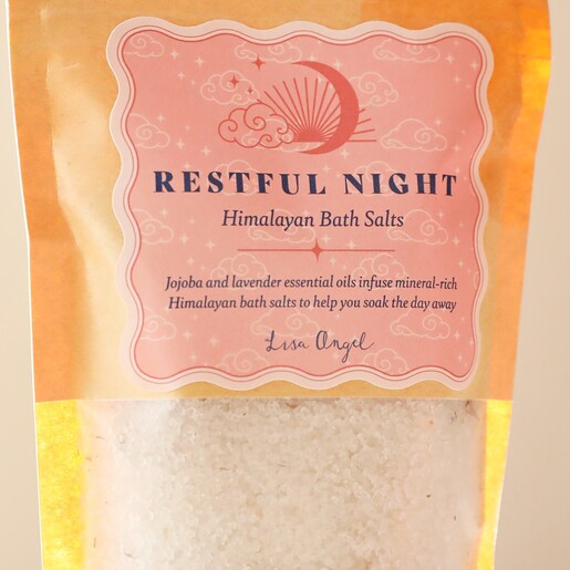 Close Up of Restful Night Bath Salts Close Up of Restful Night Himalayan Bath Salts