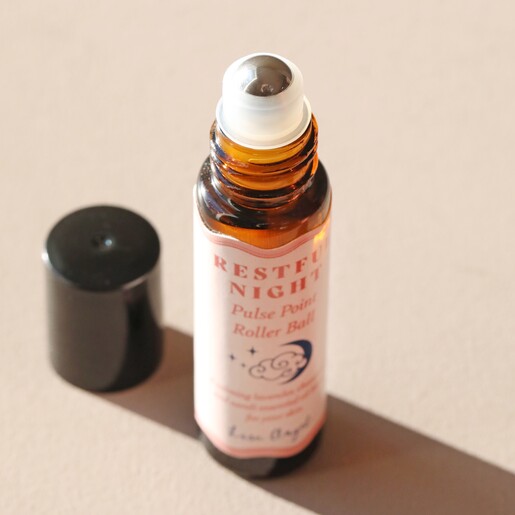 Close Up of Roller on Restful Night Pulse Point Roller Ball