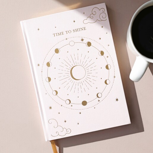 Pink Time to Shine Fabric Notebook | Lisa Angel