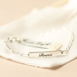 Lisa Angel Personalised Sterling Silver Identity Bracelets