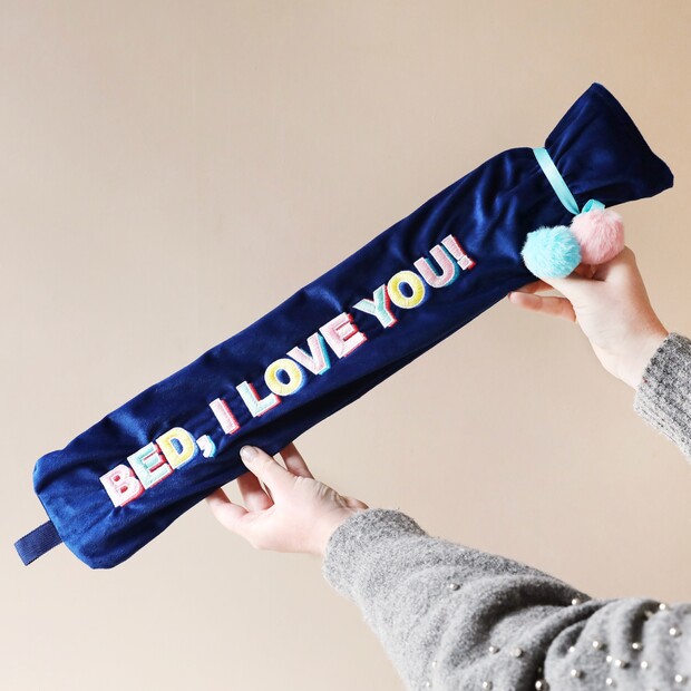 House of Disaster Bed, I Love You Long Hot Water Bottle House of Disaster Bed, I Love You Long Hot Water Bottle